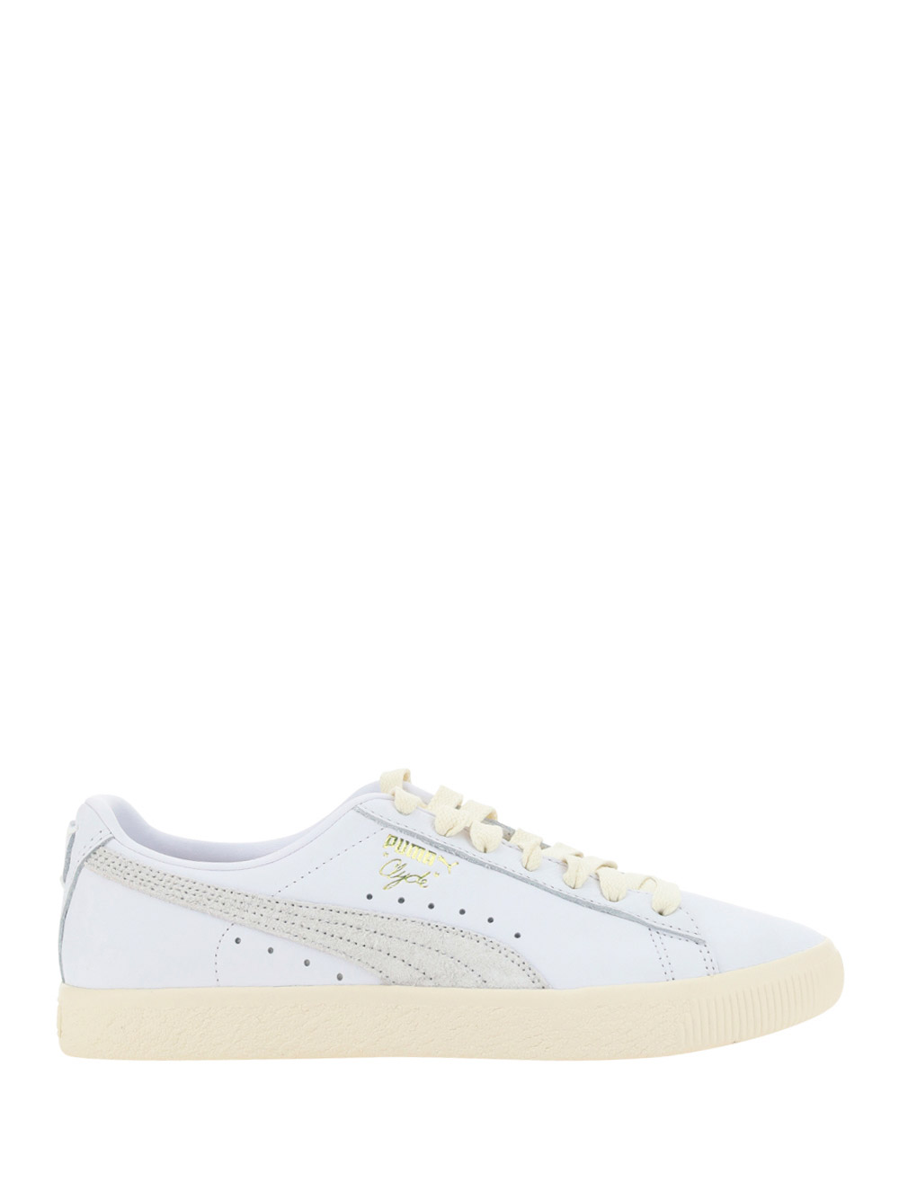 PUMA CLYDE BASE SNEAKERS,39009101_PUMAWHITEF
