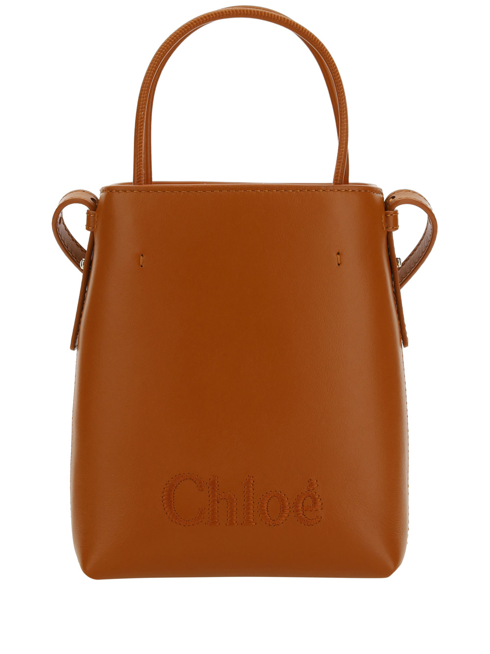 Shop Chloé Sense Handbag In Caramel