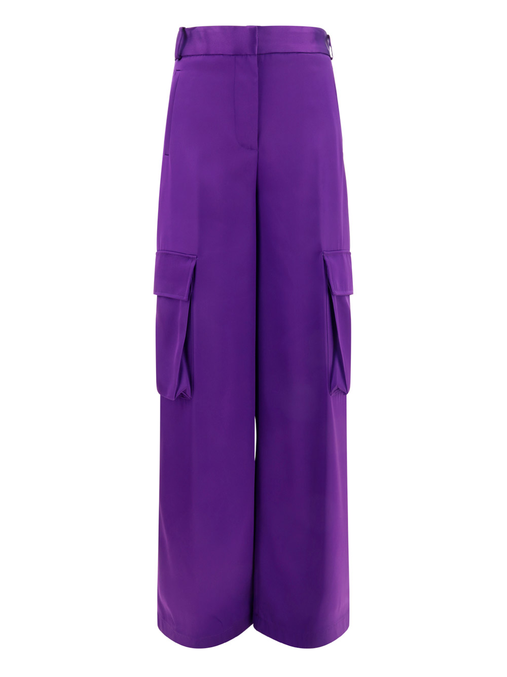 Versace Purple Wide Cargo Pants