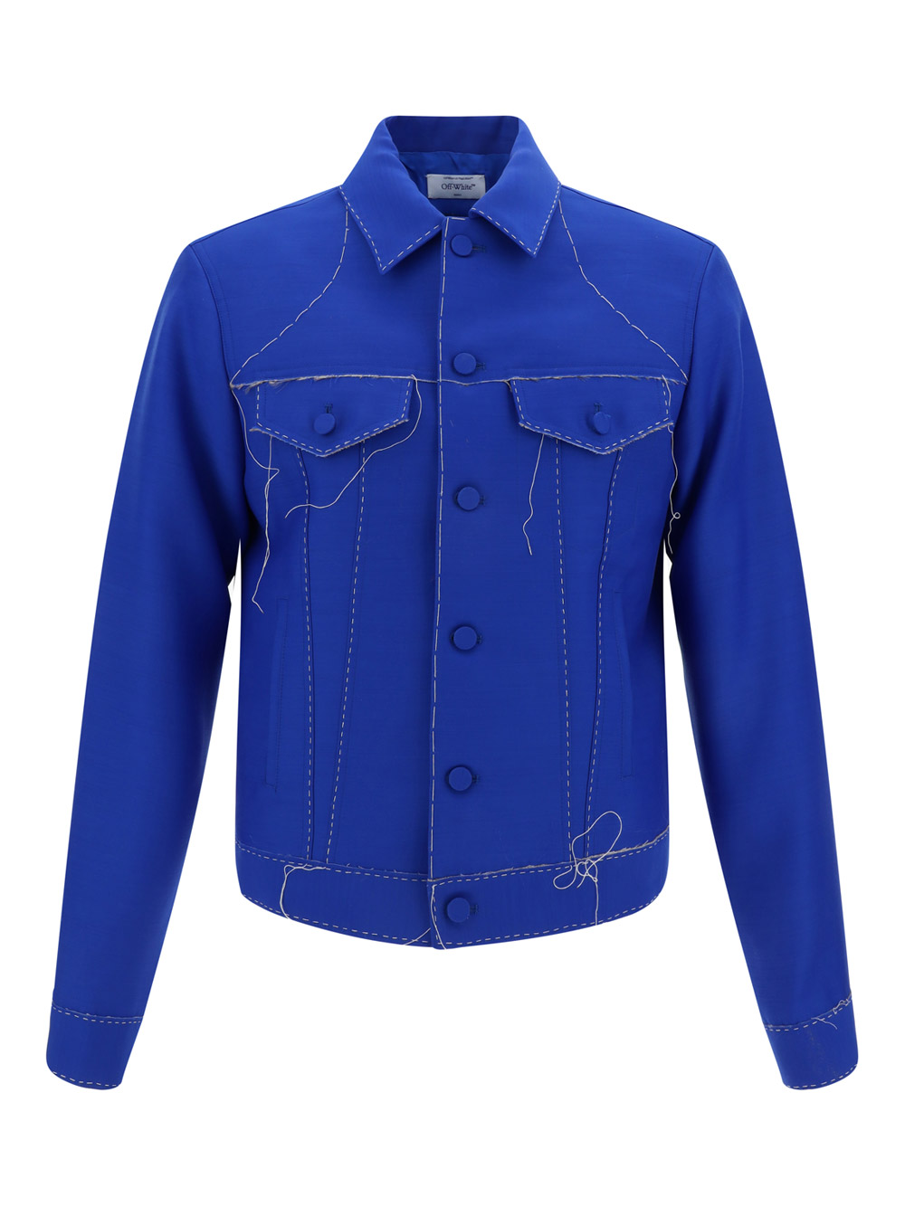 Off-white Alien Face Jacket In Blue No Color