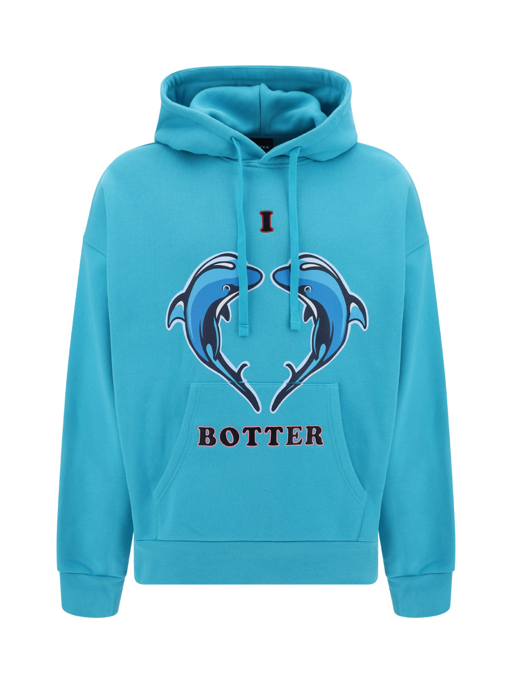 Botter Mens Multicolor Other Materials Sweatshirt In  Blue Dolphin Print Emb