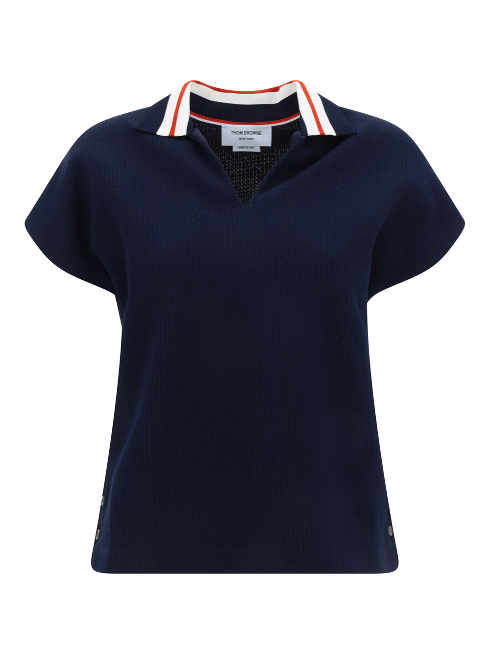 THOM BROWNE POLO SHIRT,FJP079AJ0068_415