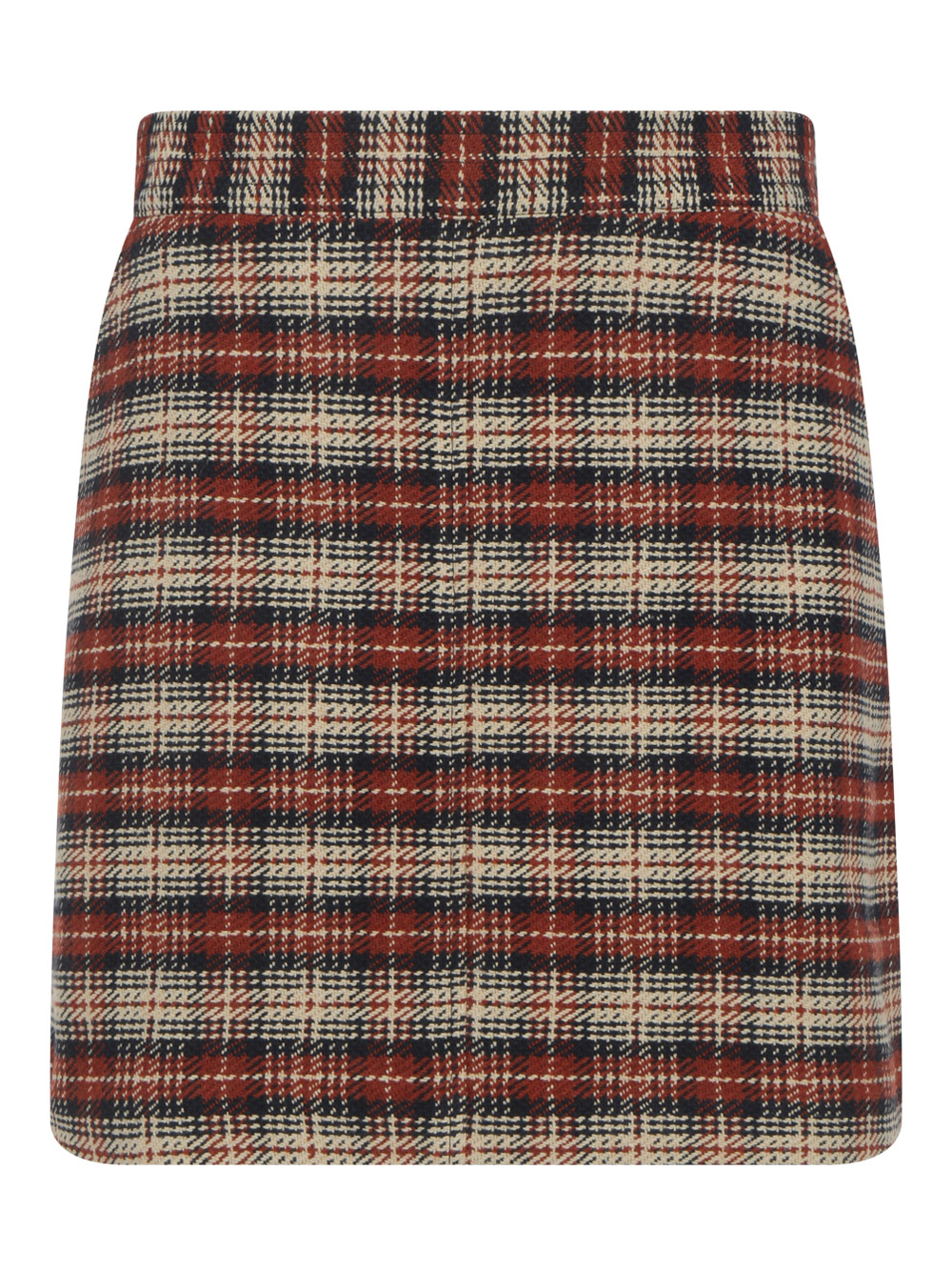 Shop See By Chloé Skirt In Multicolor Brown 1