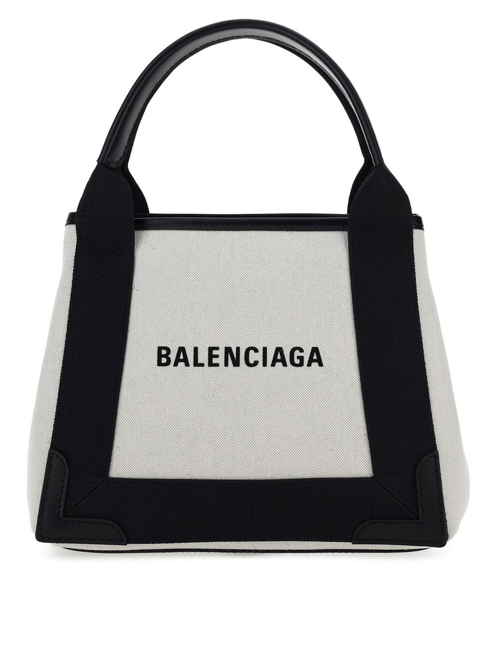 Shop Balenciaga Cabas Handbag In Natural/black