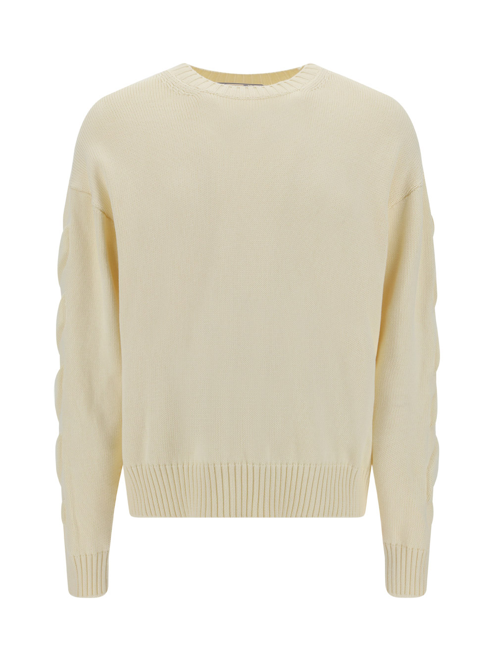 OFF-WHITE PULLOVER SWEATER,OMHE151S23KNI001_6161