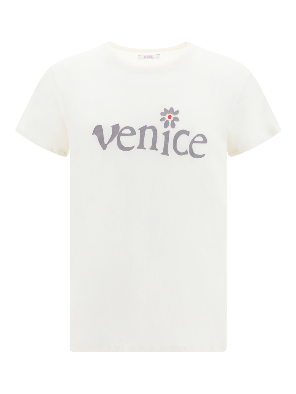 Erl Unisex Venice Tshirt Knit In White