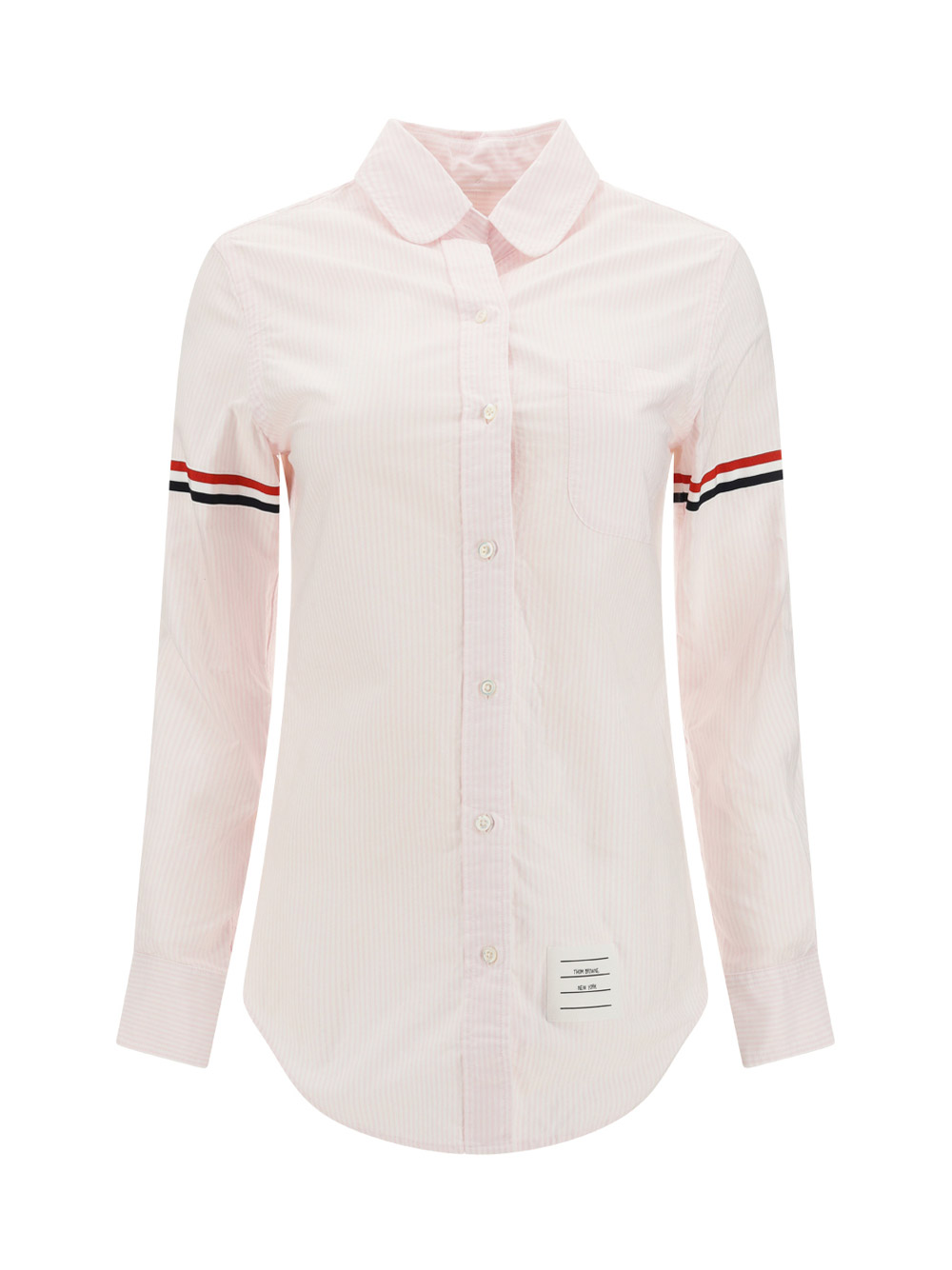 Thom Browne Classic Round Collar Shirt Cotton Shirt In Lt Pink