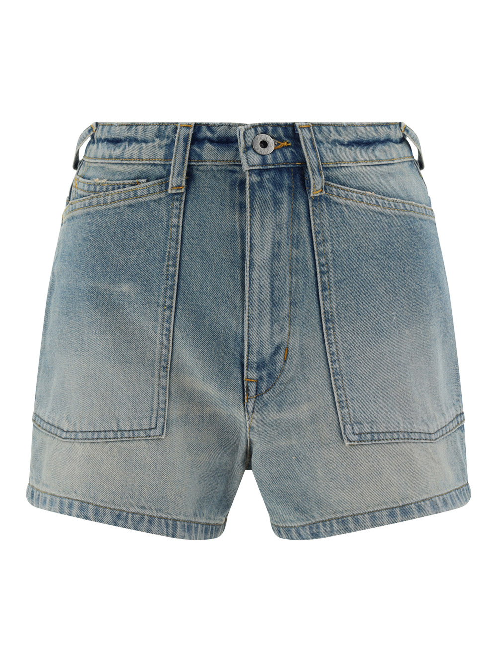 KENZO DENIM SHORTS,FD52DS2246B3_DY