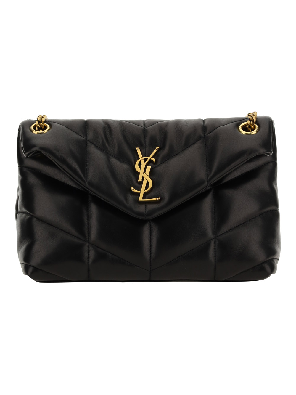 Shop Saint Laurent Lou Lou Shoulder Bag In Nero