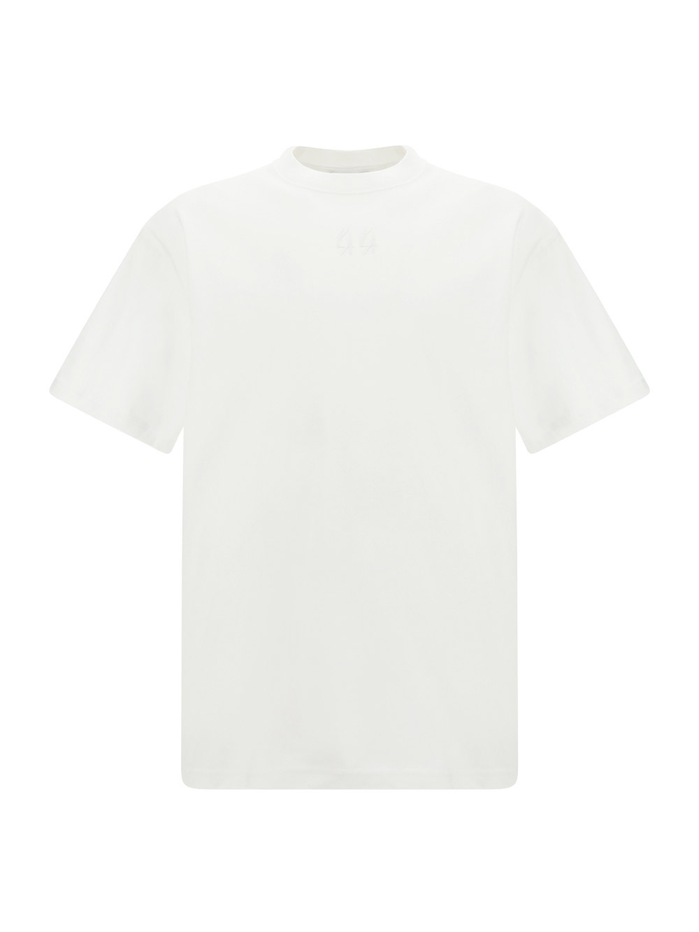 44 Label Group Original T-shirt In White+44 Solid Black Print