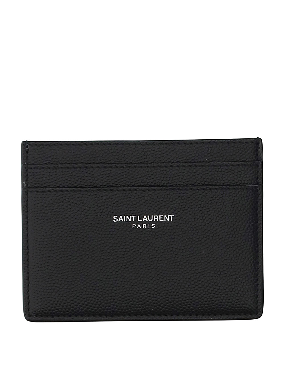 Saint Laurent Credit Card Holder In Nero