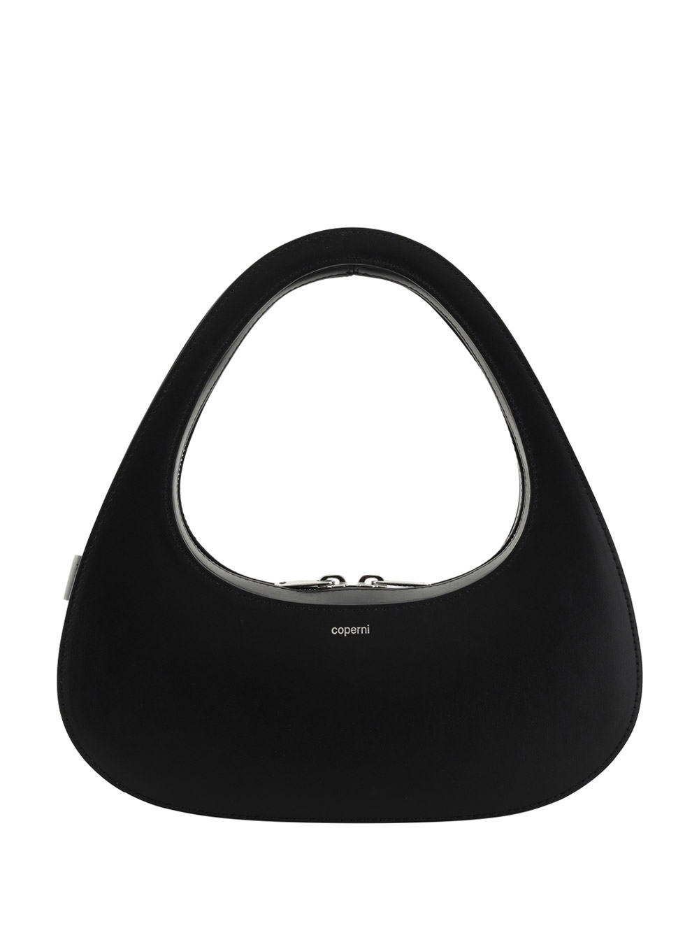Shop Coperni Baguette Swipe Handbag In Black