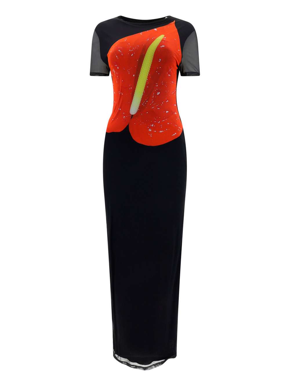 Loewe Bedrucktes Midikleid In Black