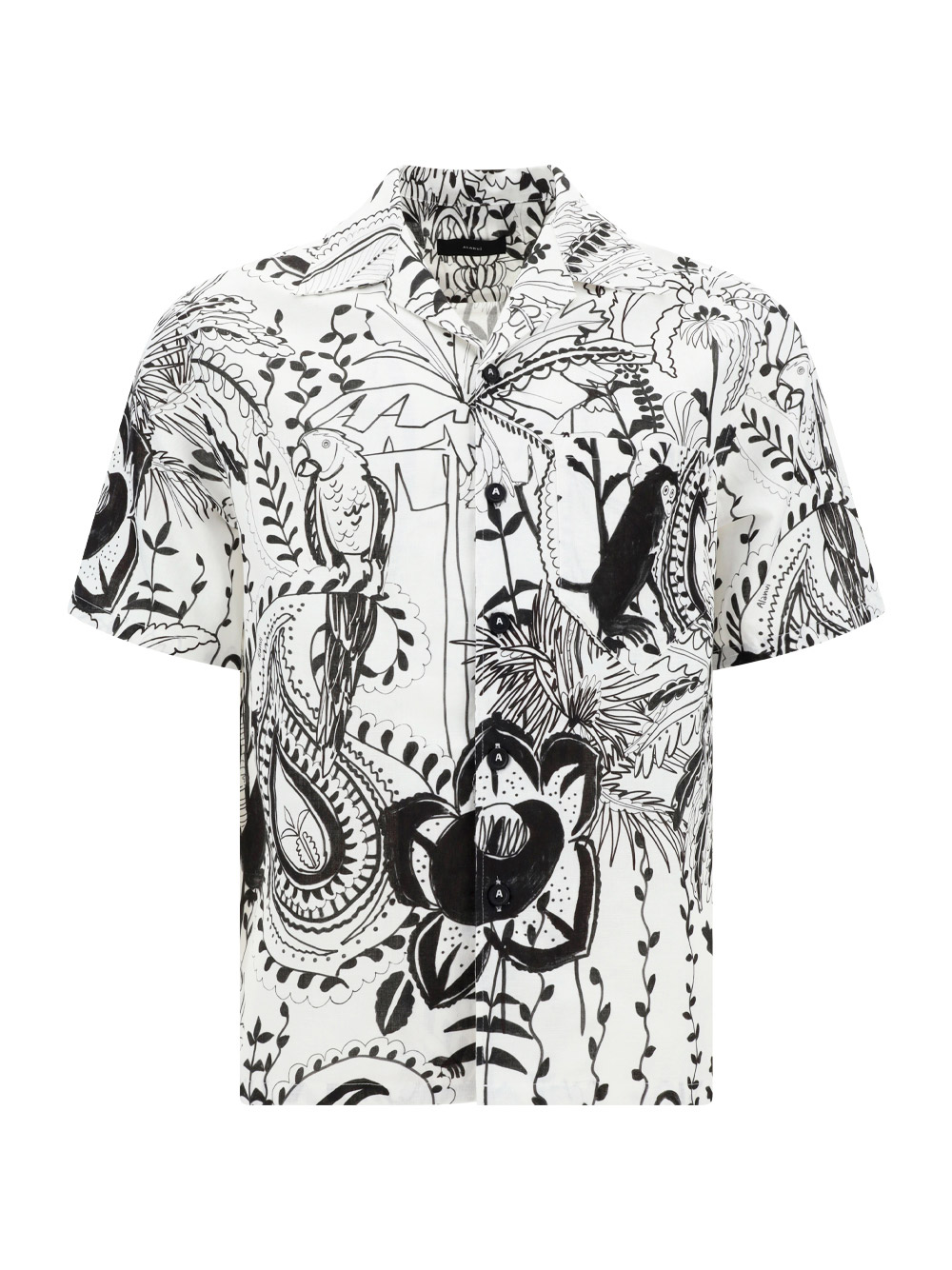 Alanui Oasis Of Imagination Bowling Shirt In White