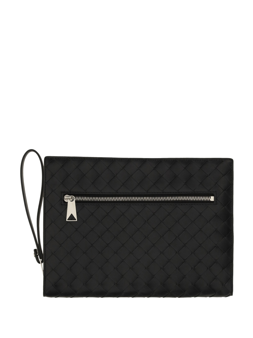 Bottega Veneta Document Holder In Black/silver