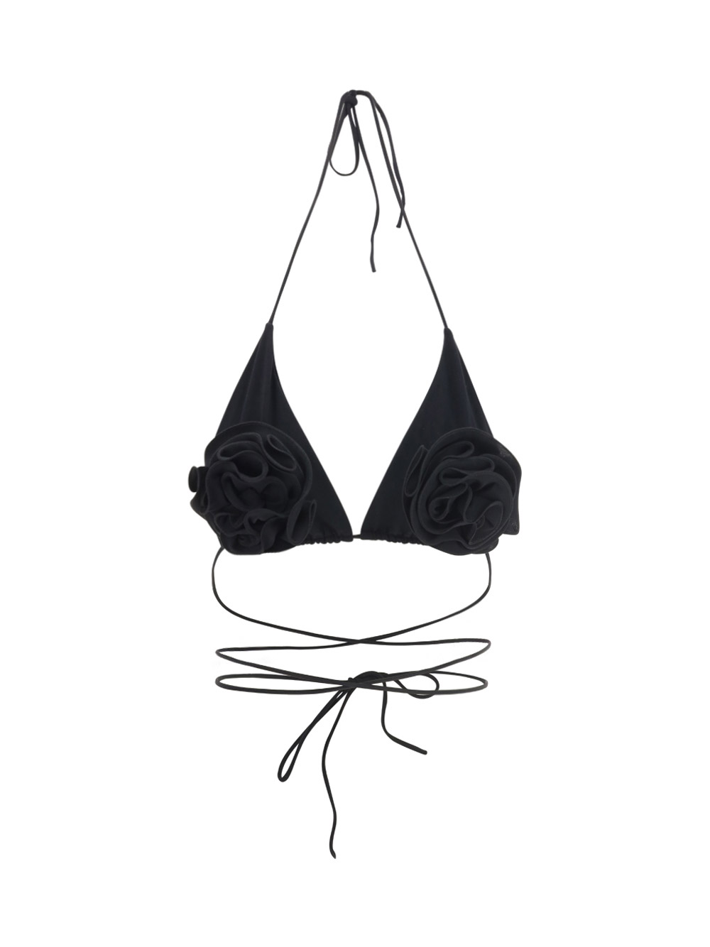 Shop Magda Butrym Swimsuit Bra In Black