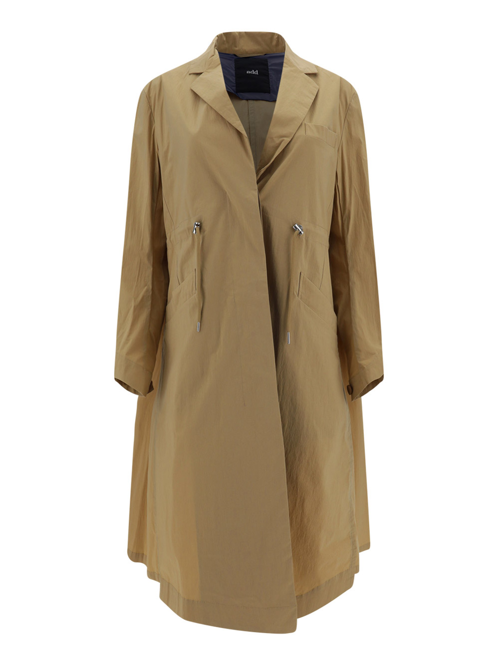 Add Trench Jacket In Creme Brule+ocean