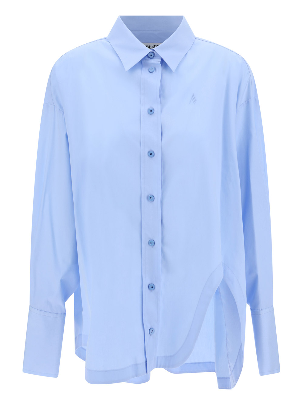 Attico Diana Shirt In Dusty Blue