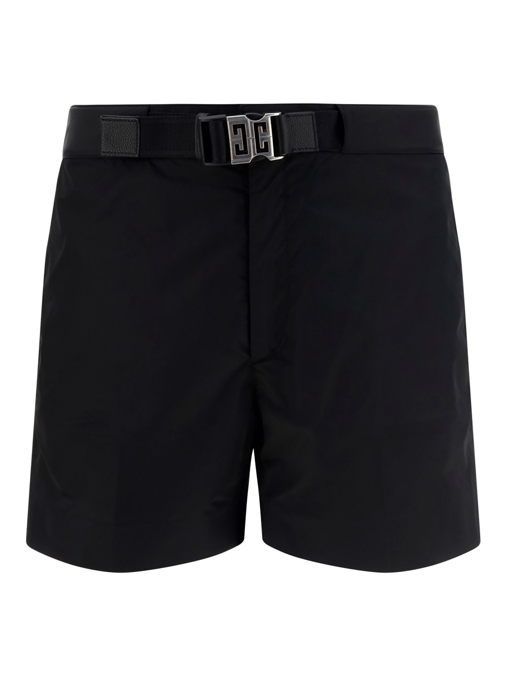 Givenchy 4g Buckled Bermuda Shorts In Black