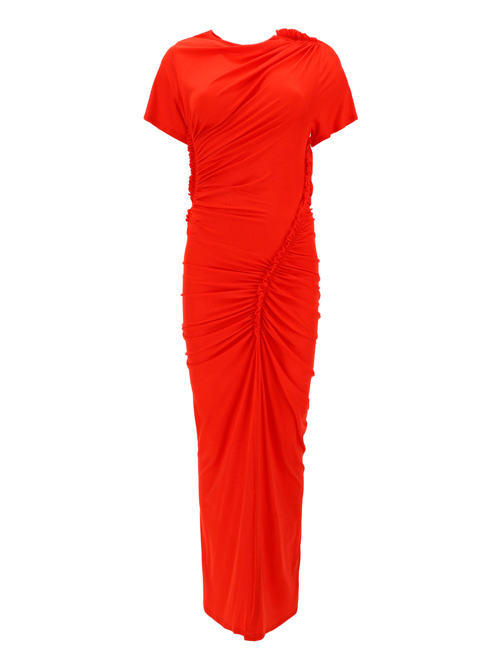 Atlein Long Dress In Red