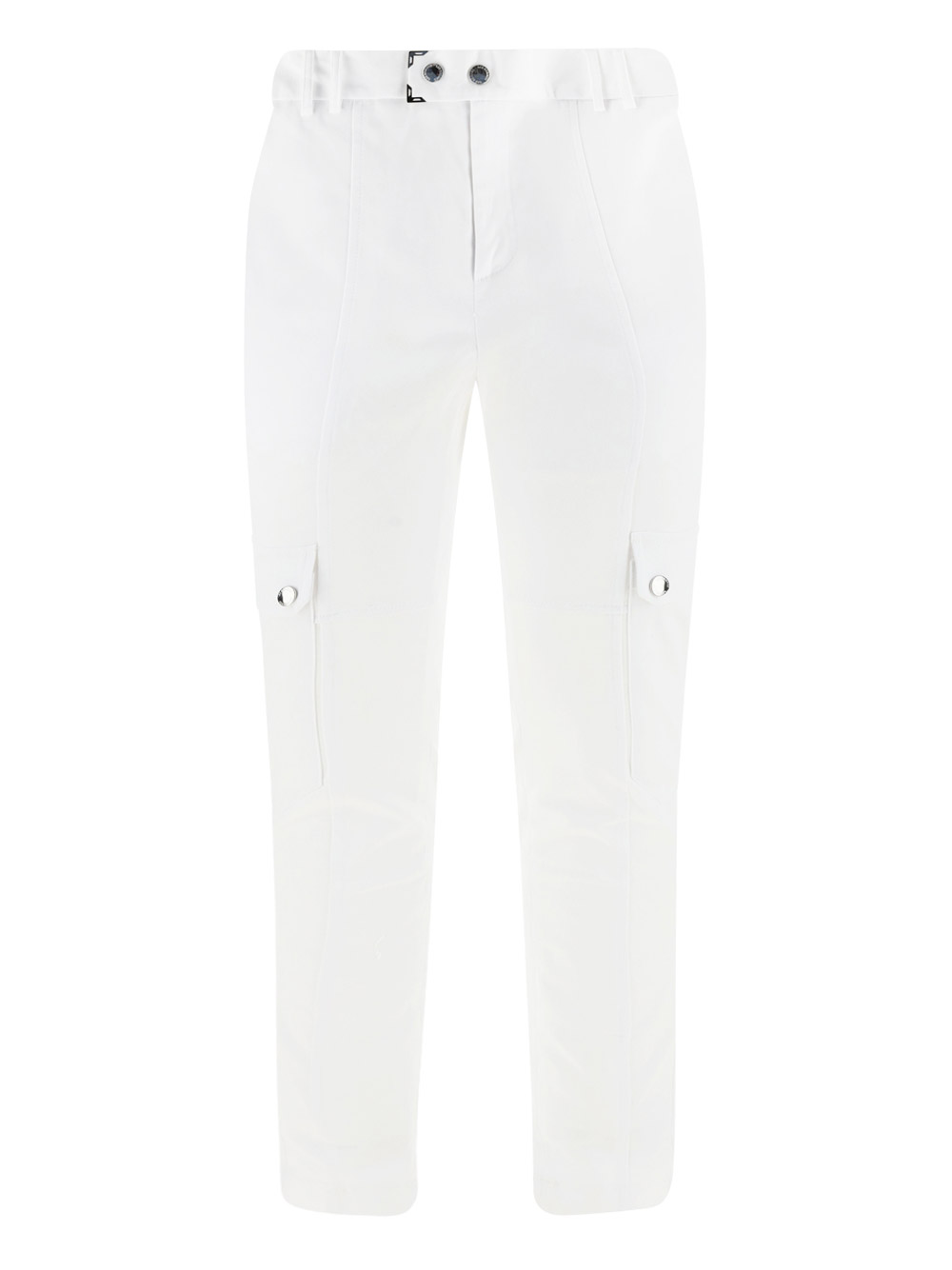 Les Hommes Cargo Pants In White