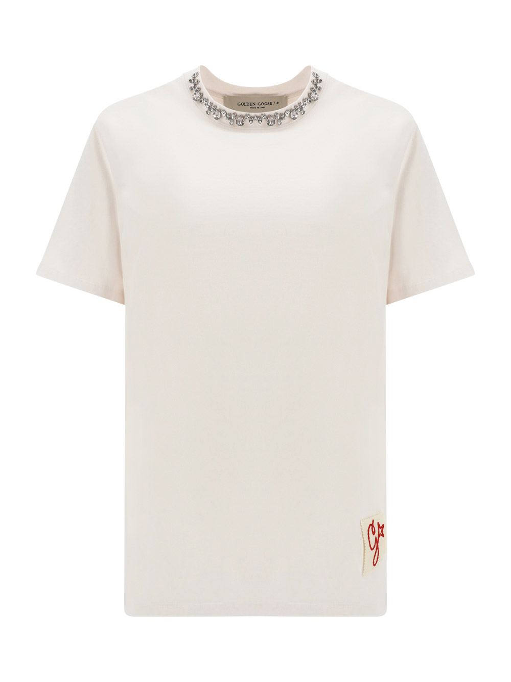 Shop Golden Goose T-shirt In Vintage White