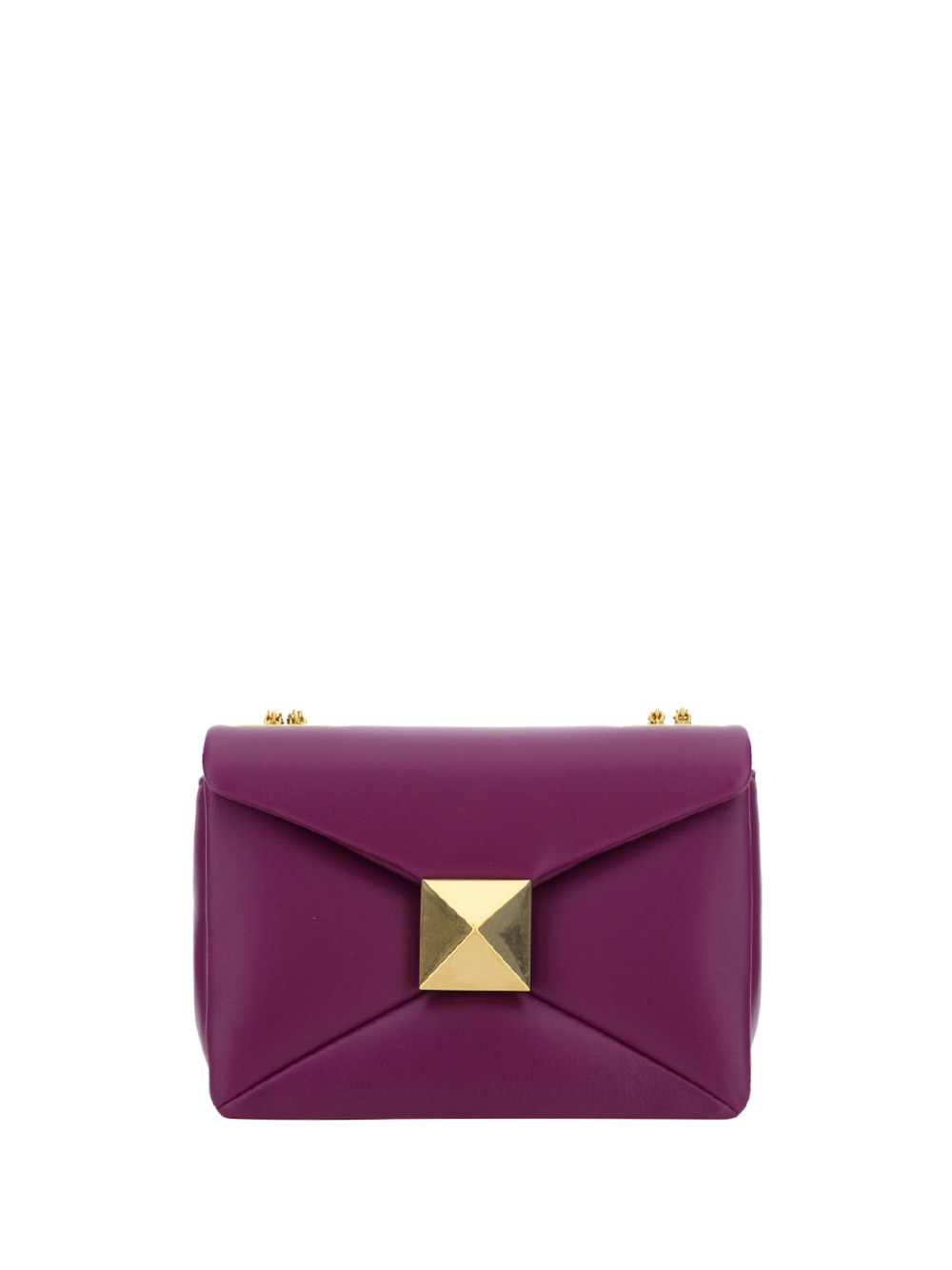Valentino Garavani Clutch One Stud Shoulder Bag In Prune ModeSens