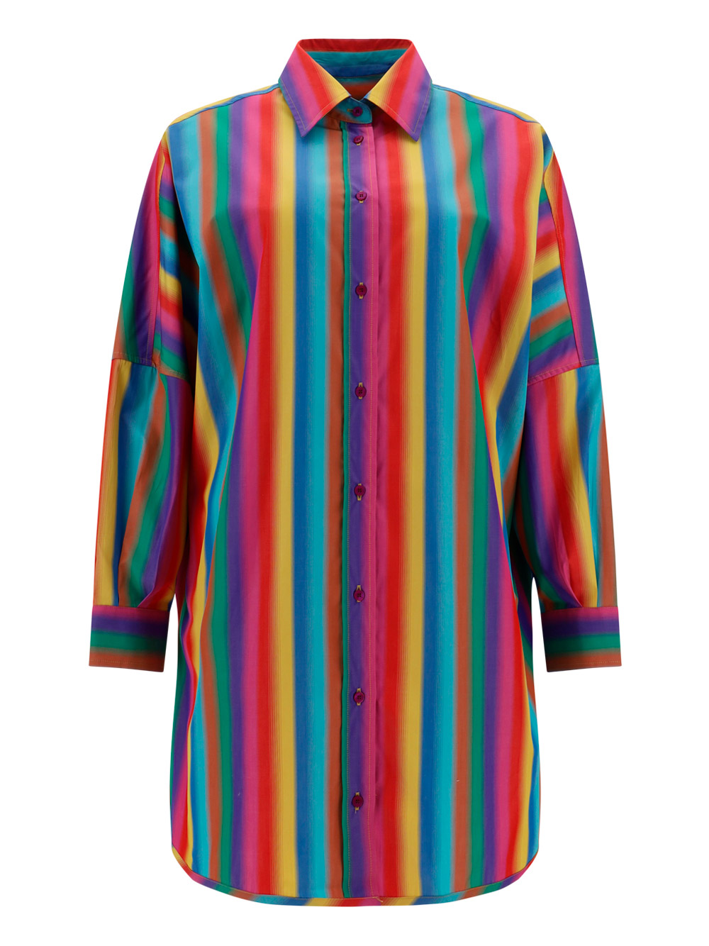 Etro Cotton Stripe-pattern Shirt In 8000