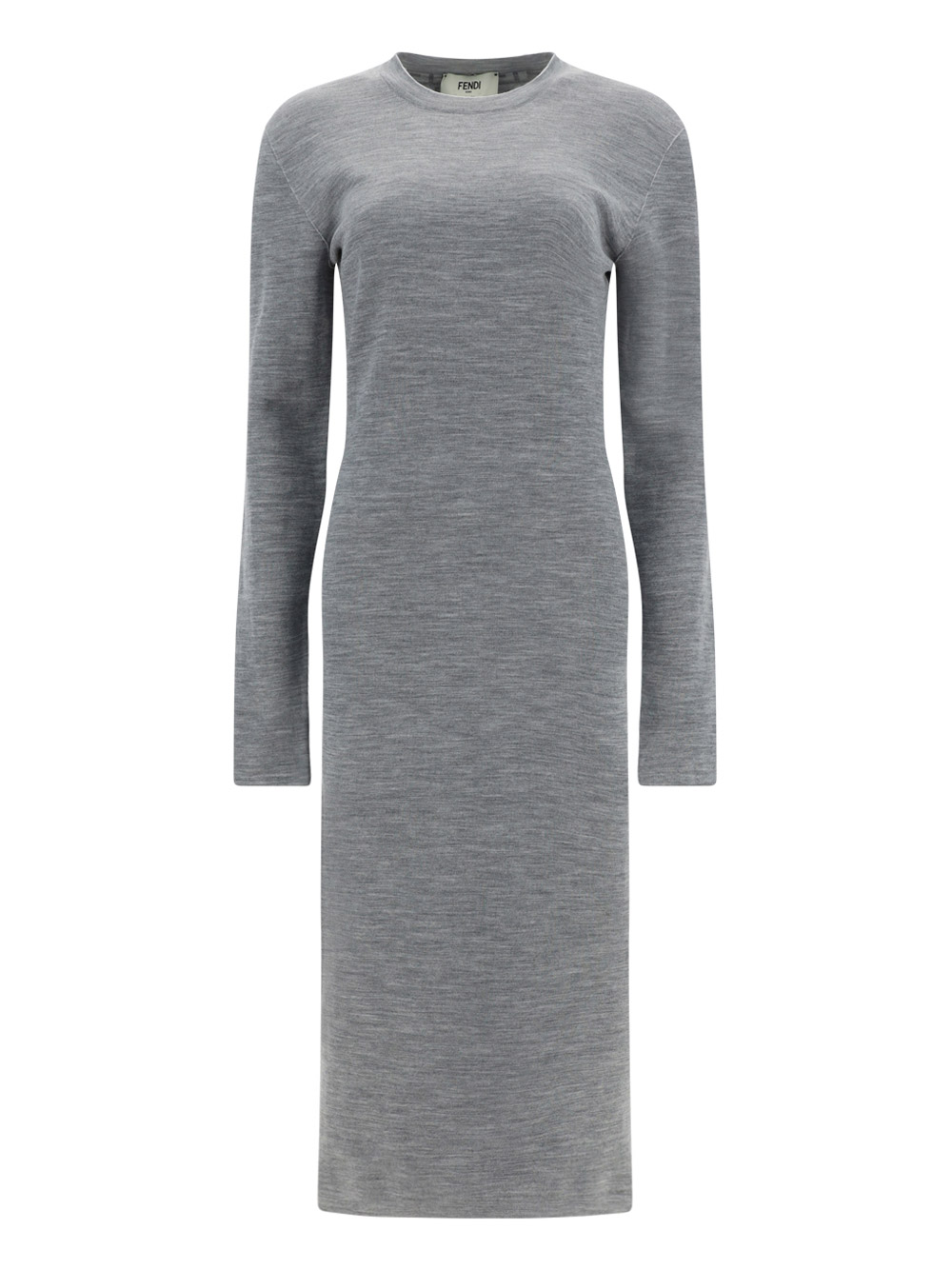 Fendi Dress In Grey Melange