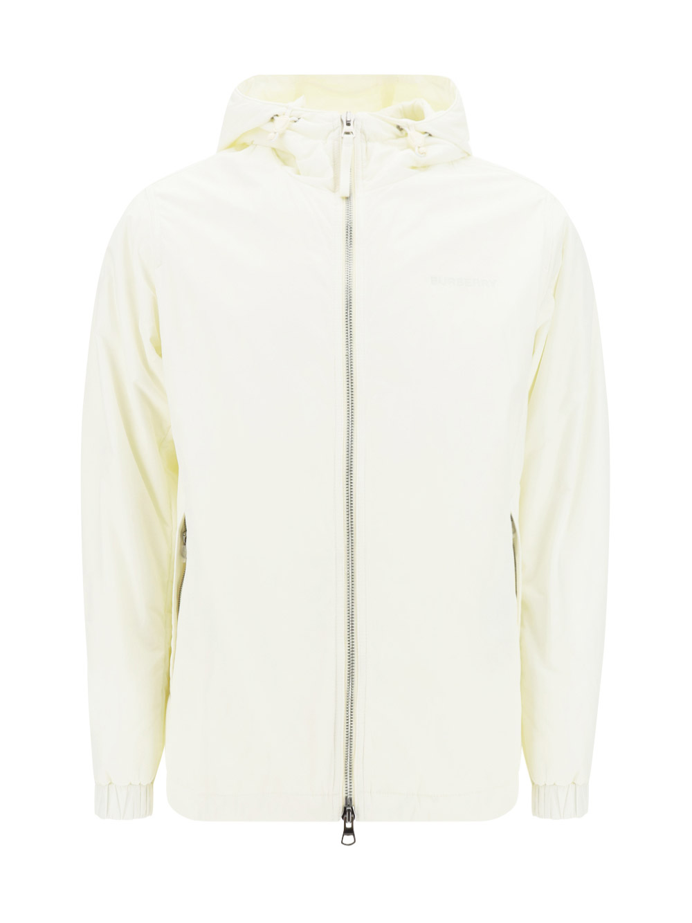 Burberry Windbreaker Jacket In Warm White