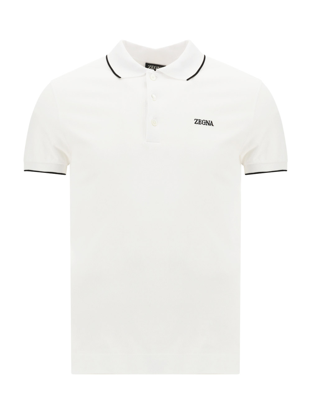 Shop Zegna Polo Shirt In N00