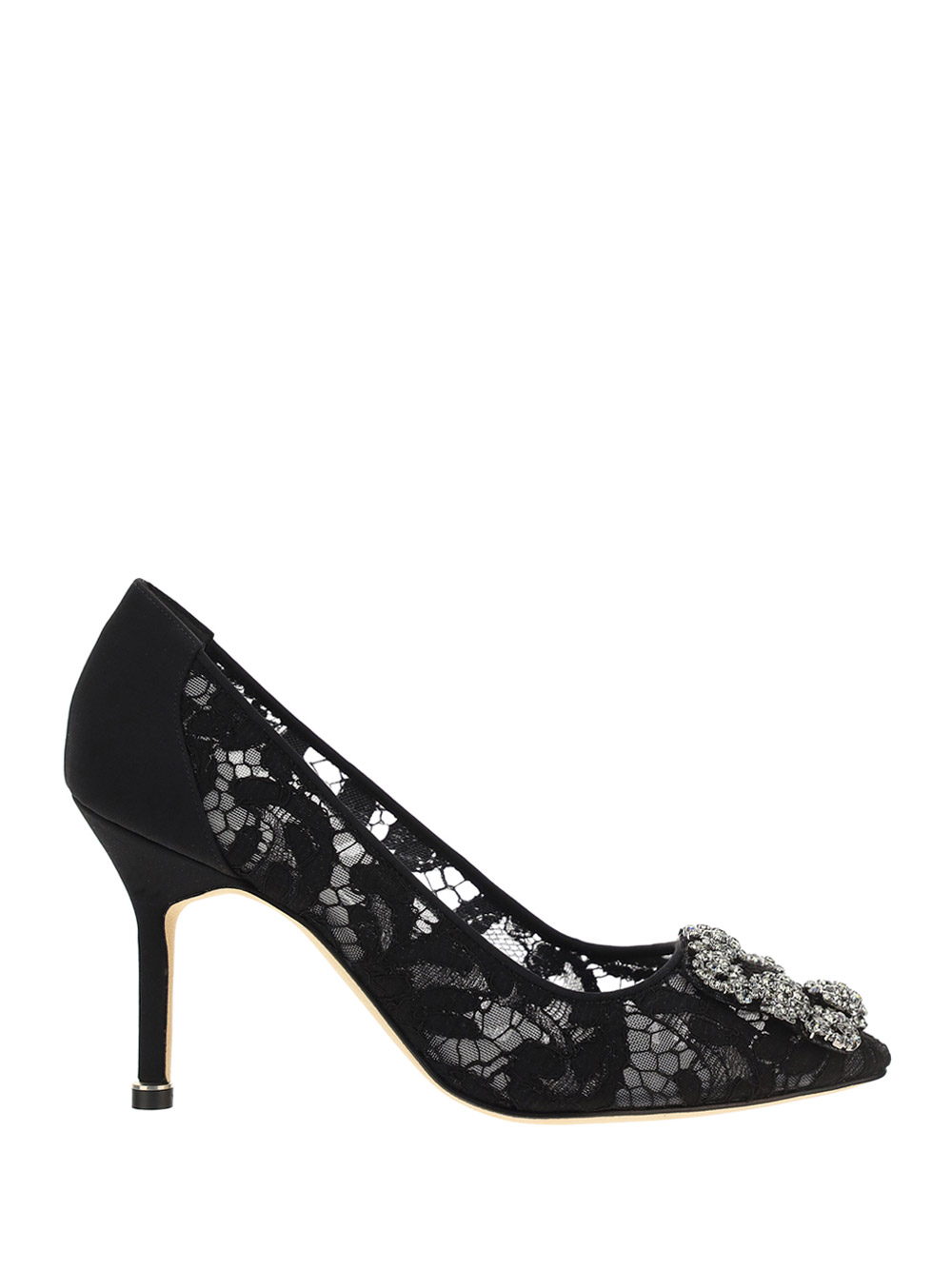 Manolo Blahnik 70mm Hangisi Pumps In Black