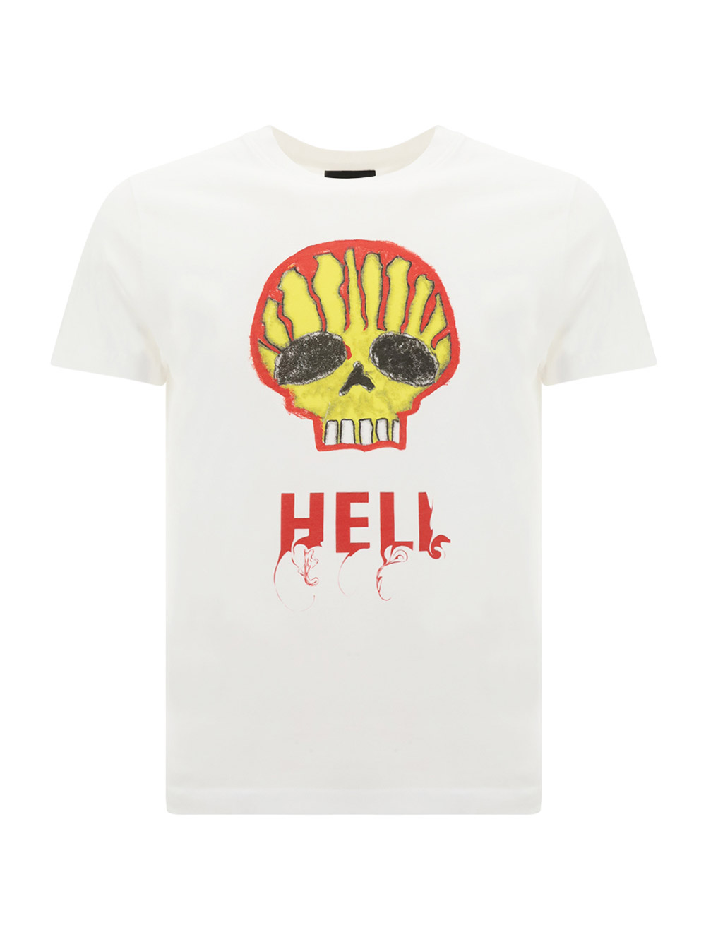 Botter White Skull Graphic-print Organic-cotton T-shirt In White Skull Print