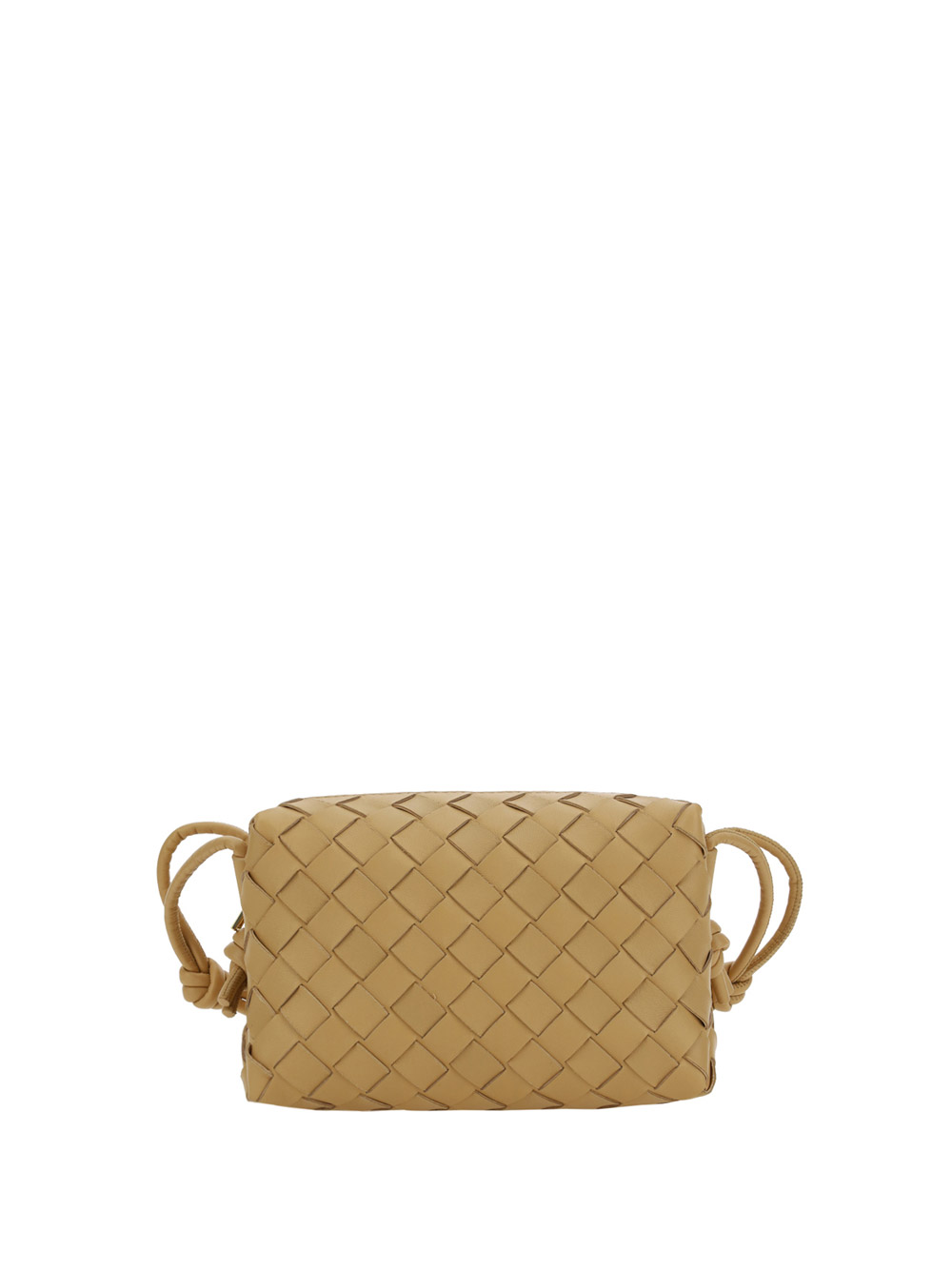 Bottega Veneta Mini Shoulder Bag In Almond/gold