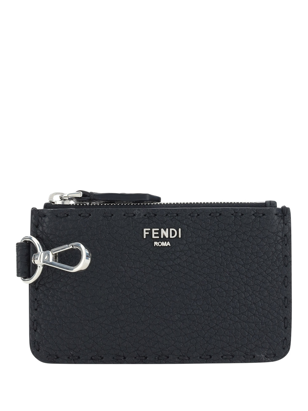 FENDI Vitello Liberty Lucido F is Fendi Medium Envelope Wallet on Chain  Black 1258868