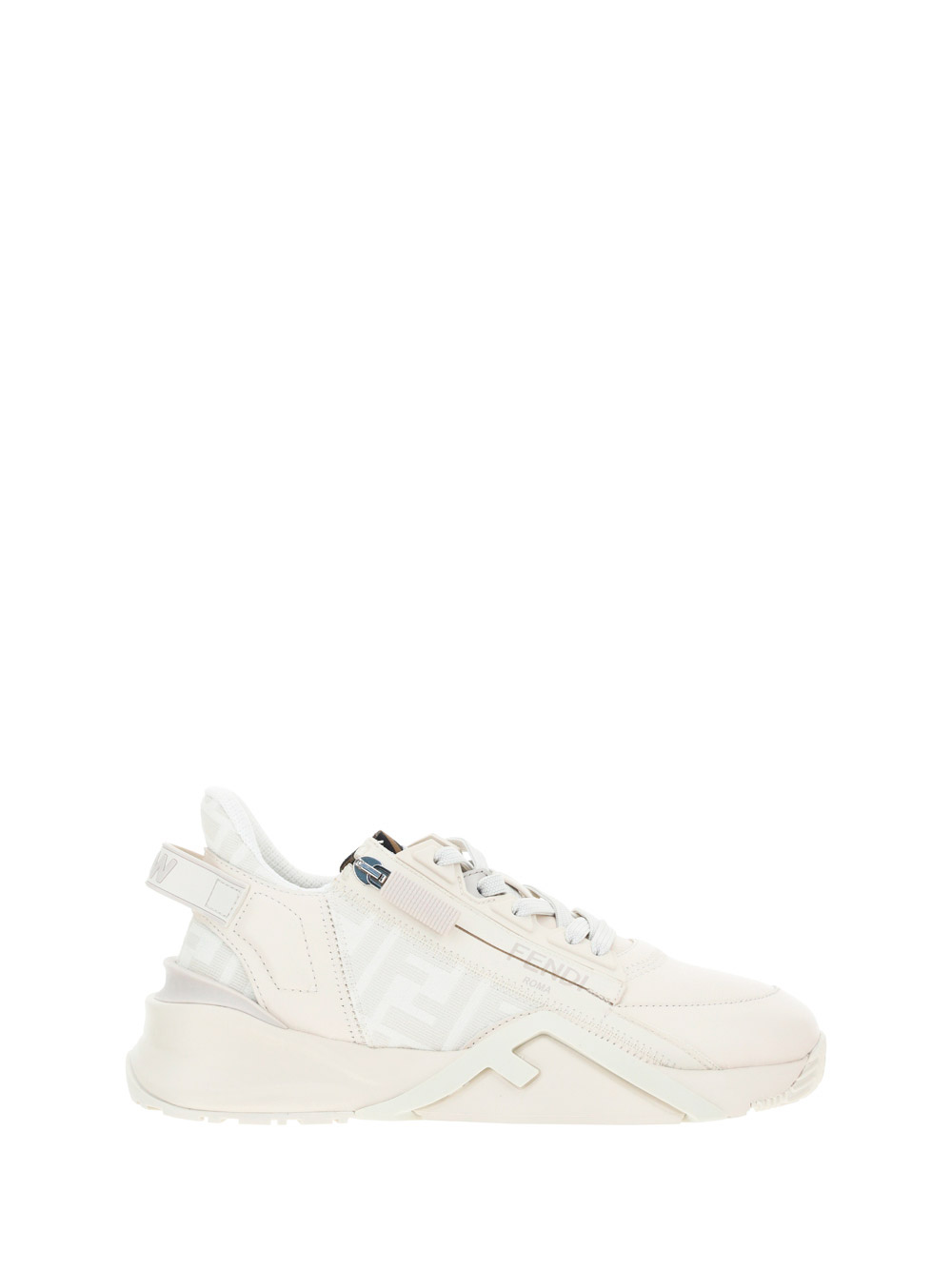 Shop Fendi Flow Running Sneakers In Bi.ice+av.tort+bi.ic