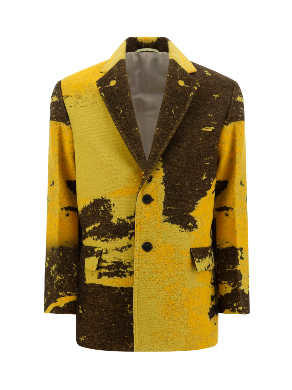 Oamc Inwood Blazer Jacket In Yellow