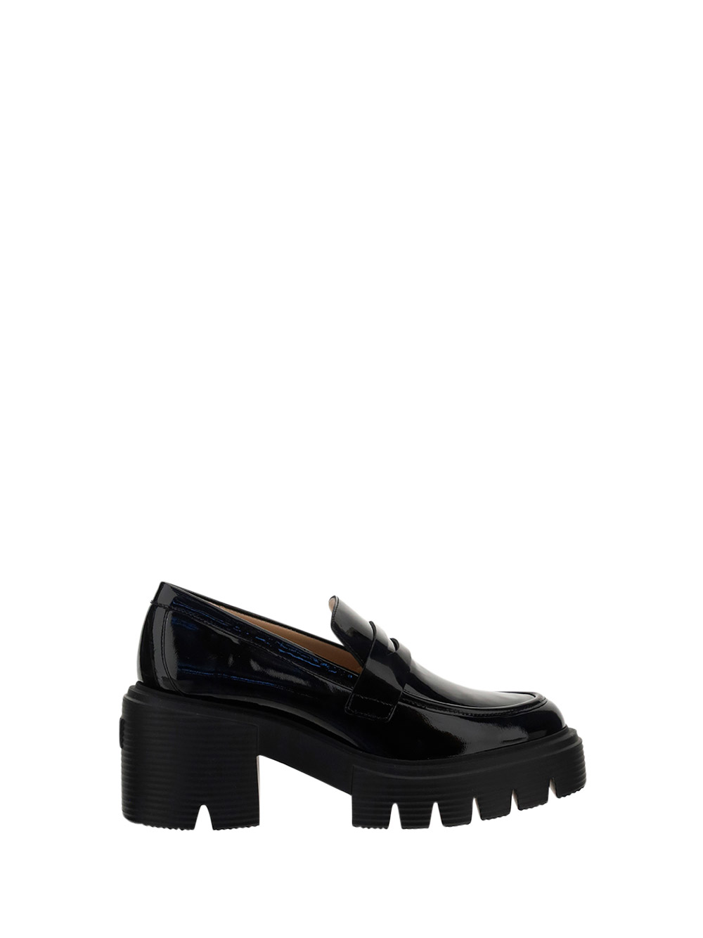 Shop Stuart Weitzman Soho Loafers In Black