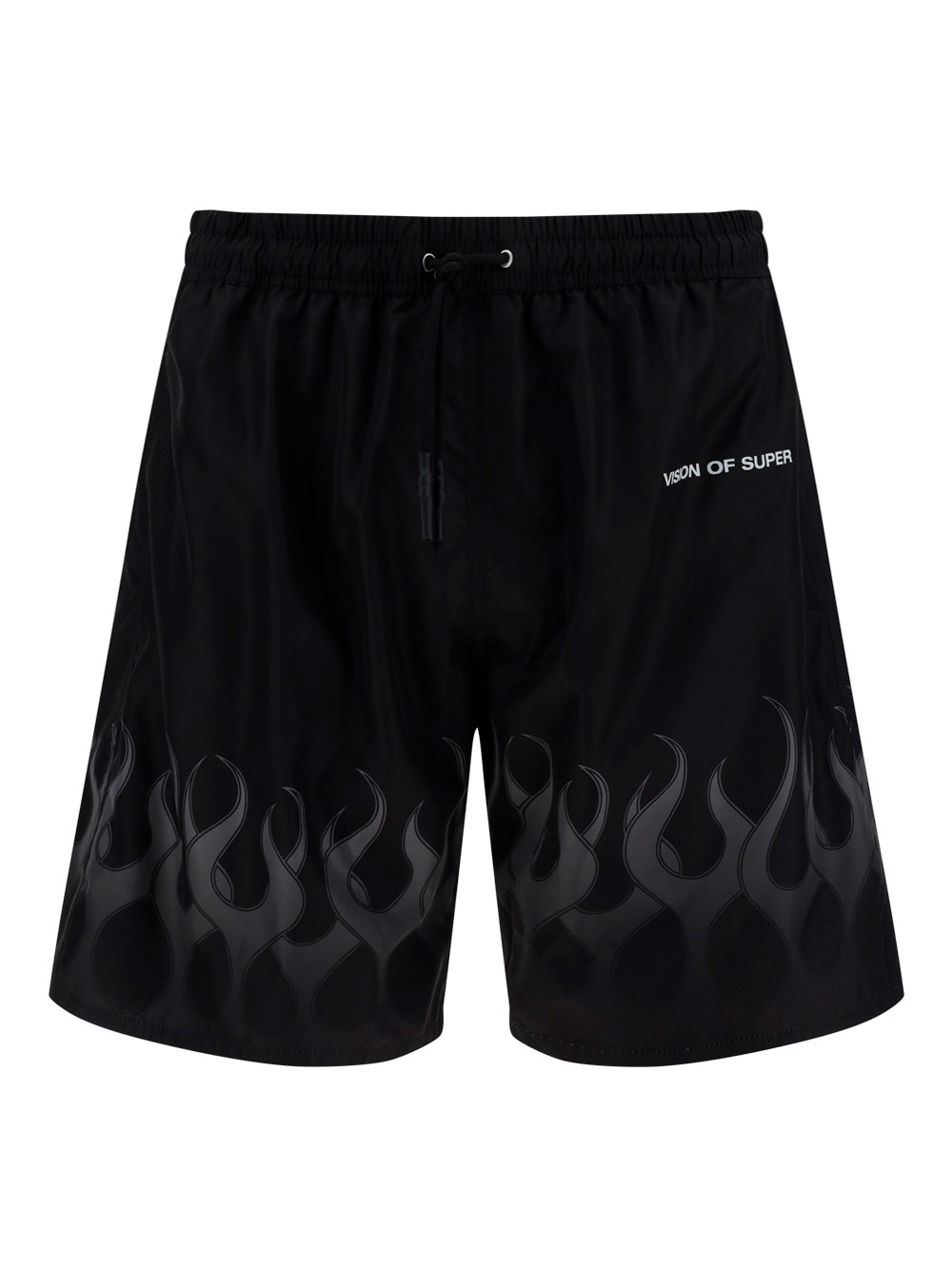 Vision Of Super Man Swim Trunks Black Size Xl Polyester In Black