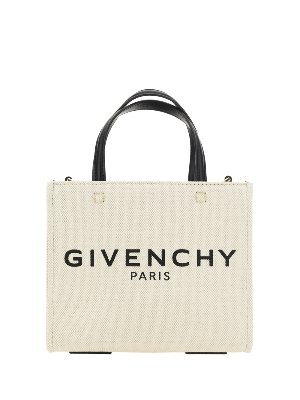 Shop Givenchy G-tote Mini Handbag In Beige/black