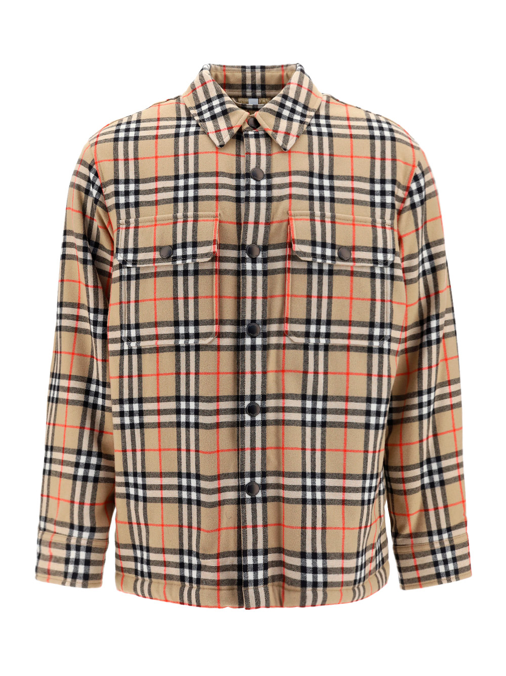 Burberry Vintage Checked Shirt Jacket In Archive Beige Ip Chk