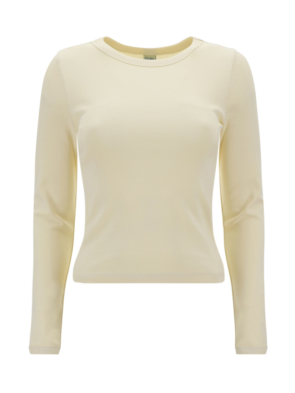 Flore Flore Long Sleeve Jersey In Off White