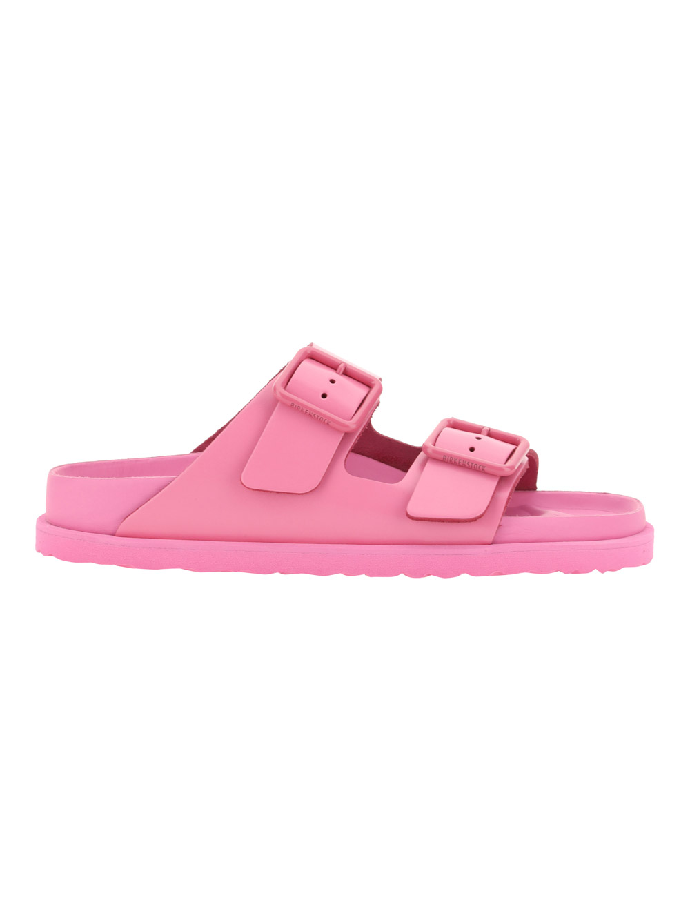 Birkenstock 1774 Pink Leather Arizona Avantgarde Slippers In Azalea Pink