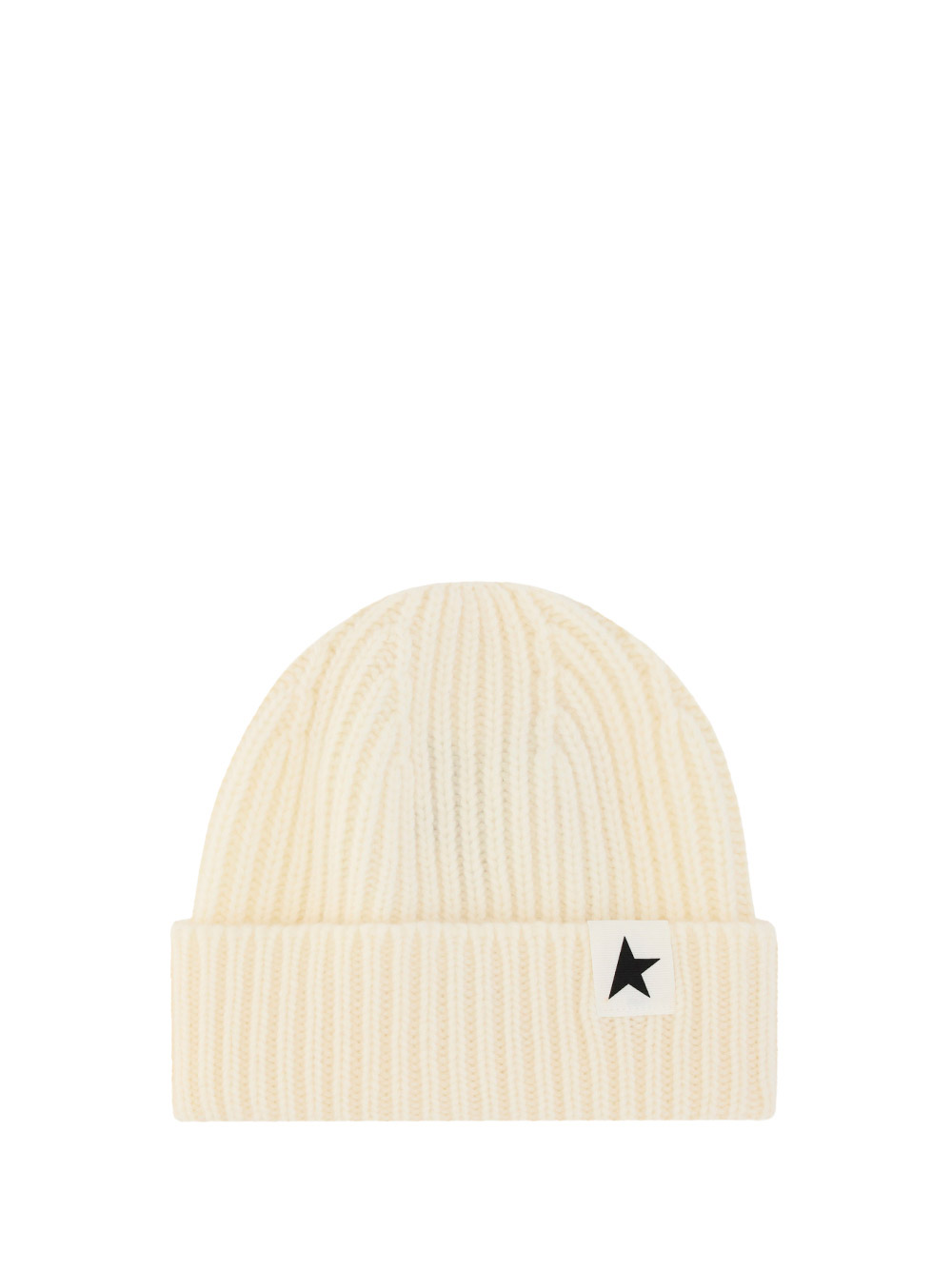 Shop Golden Goose Beanie Hat In Offwhite