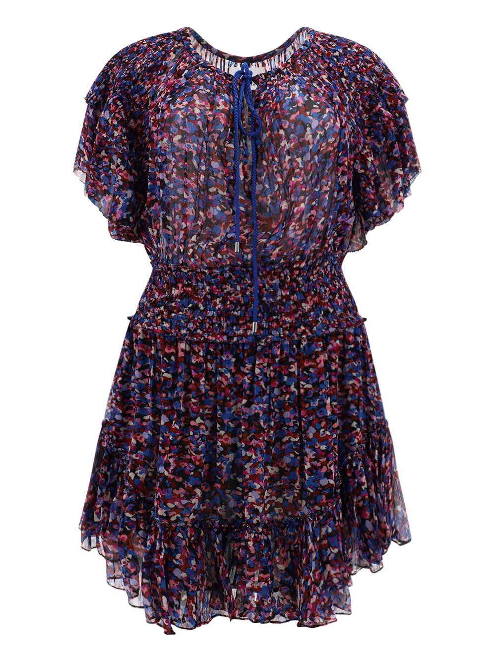 Isabel Marant Étoile Isabel Marant Etoile Florise Mini Dress In Pink /blue