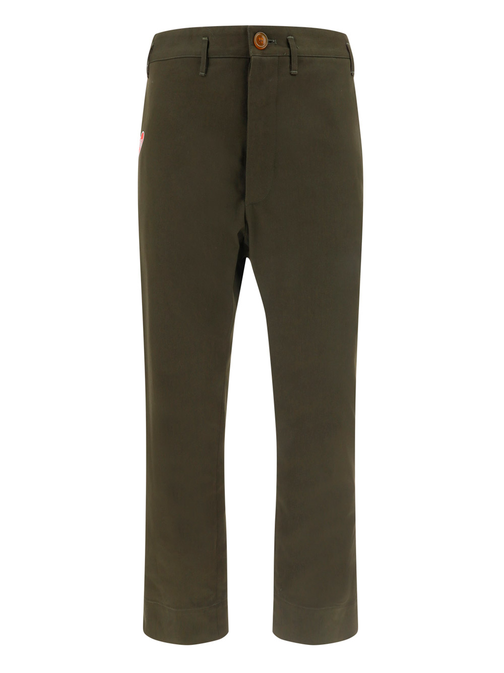 Vivienne Westwood Cropped Cruise Trousers In Green