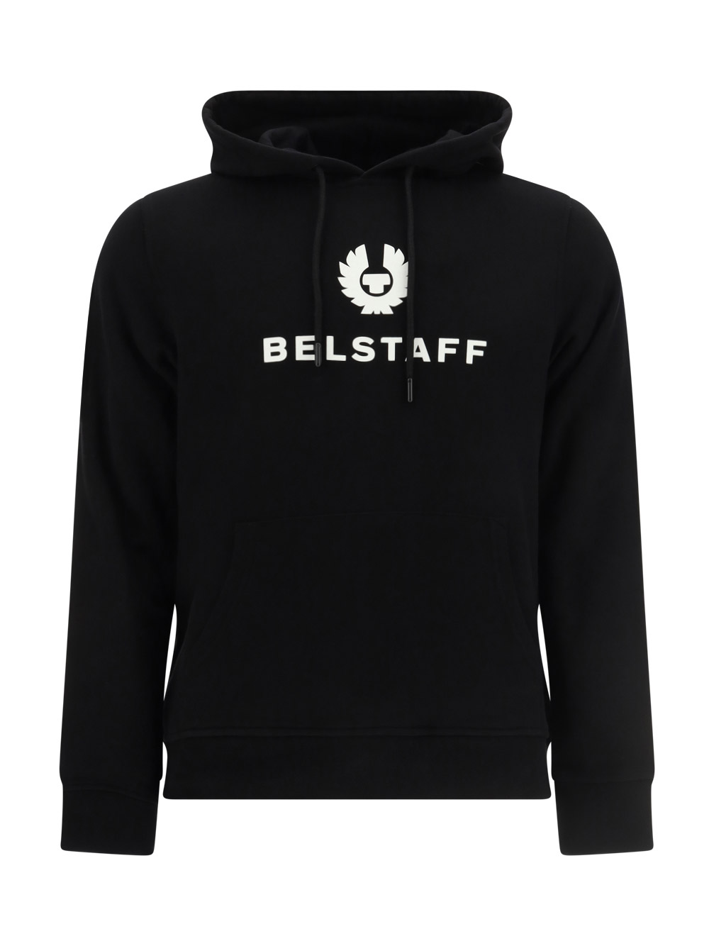 Belstaff Signature Hoodie In Black / Off White
