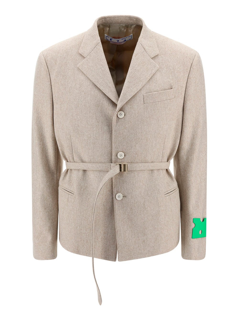 Off-white Skate Blazer Jacket In Bone No Color