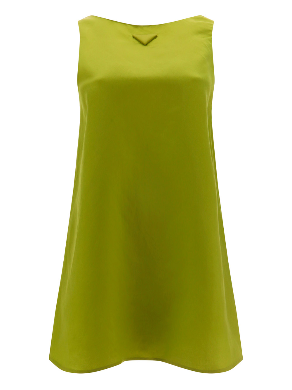 Prada Satin Mini Dress In Felce