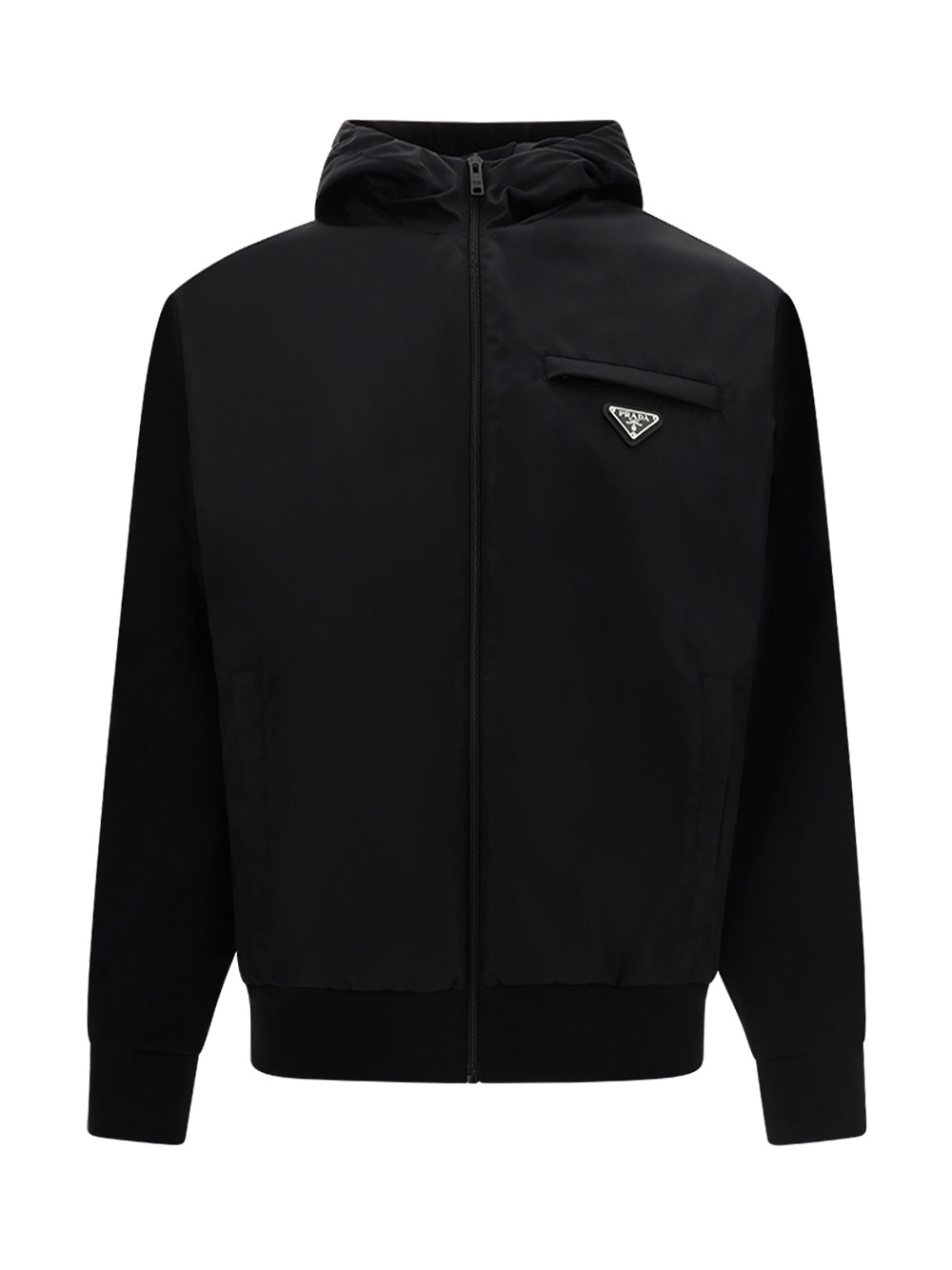 Prada Hooded Jacket In Nero nero ModeSens